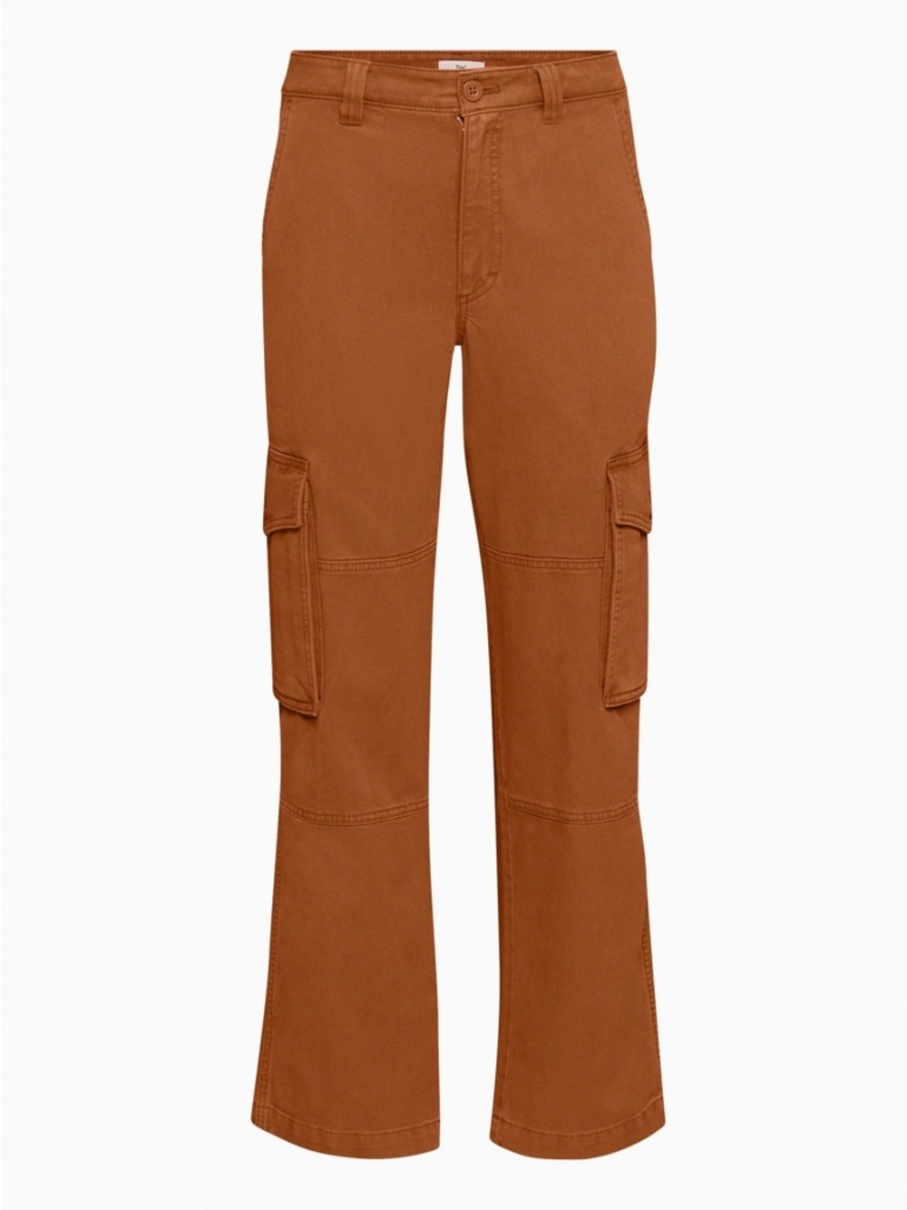 Aritzia TNA Troop Cargo Pant in Garment Dyed Warm Umber 00 - MidRise 100% Cotton - Picture 12 of 12